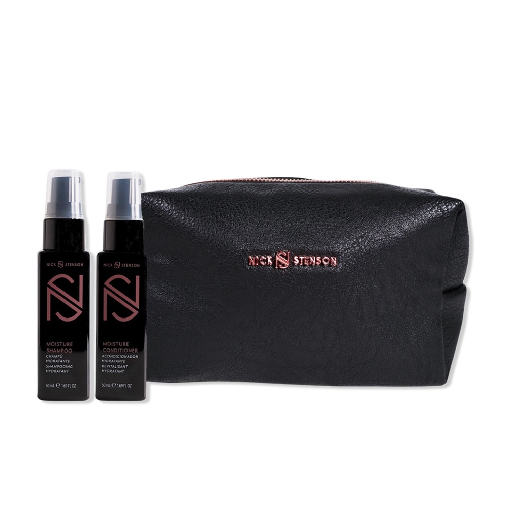 Nick Stenson Hair Care Set with Black Bag